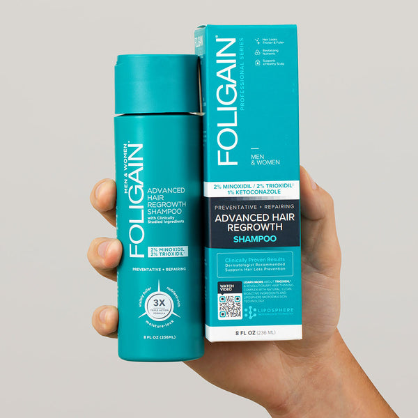 FOLIGAIN Champú avanzado para el crecimiento del cabello Minoxidil 2%